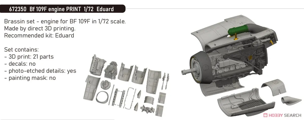1/72 Scale Model Kit - Grade Up Parts / Messerschmitt Bf 109