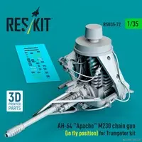 1/35 Scale Model Kit - Attack helicopter / AH-64 Apache