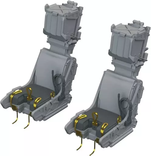 1/48 Scale Model Kit - Electronic-warfare aircraft / Ejection seat & Boeing EA-18G Growler