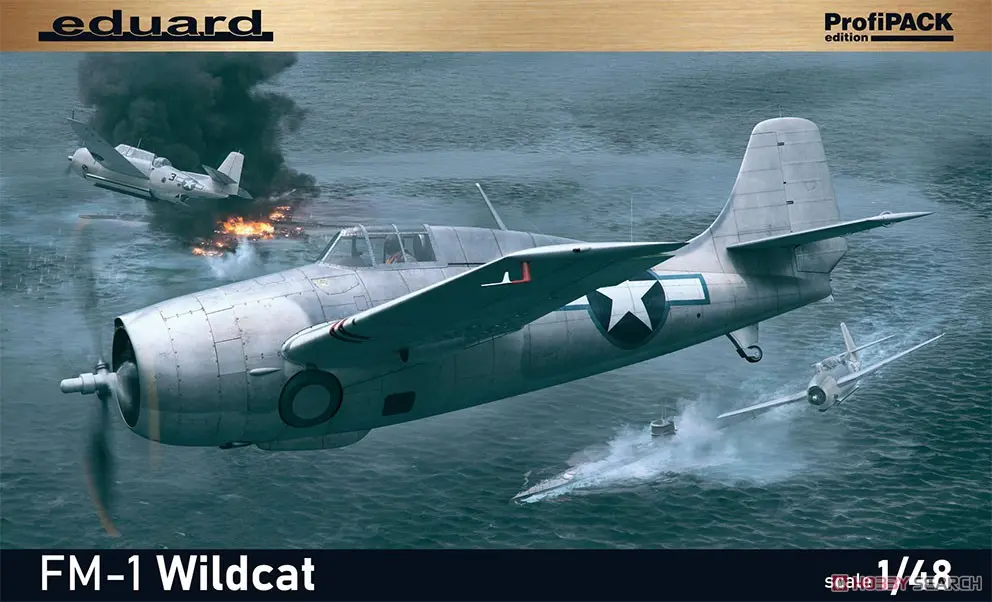 1/48 Scale Model Kit - Aircraft / Grumman F4F Wildcat
