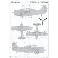 1/48 Scale Model Kit - Aircraft / Grumman F4F Wildcat