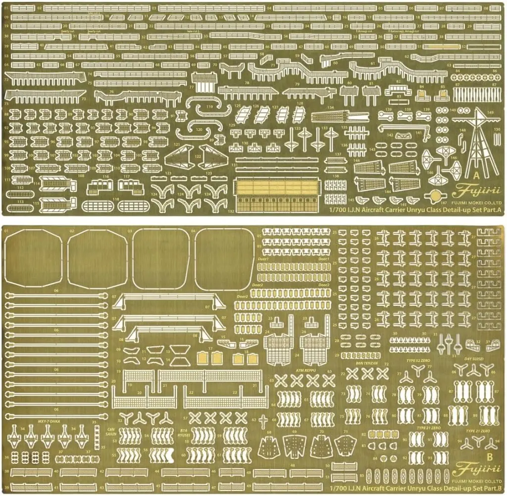 1/700 Scale Model Kit - Grade Up Parts / Japanese aircraft carrier Amagi