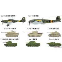 1/700 Scale Model Kit - SKY WAVE / Sd.Kfz. 2 Kettenkrad & Cargo Truck & Heinkel He 111