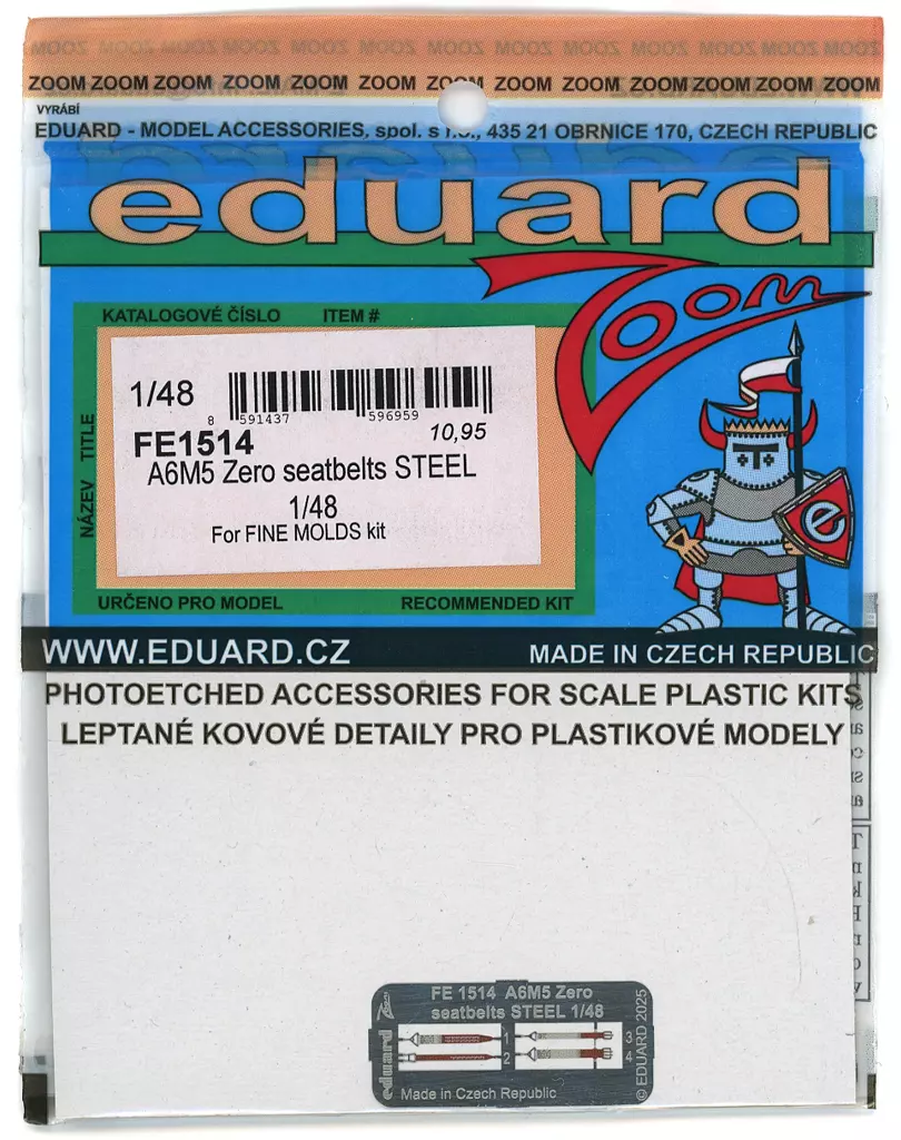 1/48 Scale Model Kit - Etching parts / Mitsubishi A6M5 Zero Fighter Type 52