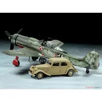 1/48 SCALE FOCKE-WULF Fw190 D-9 JV44 & CITROEN TRACTION 11CV STAFF CAR SET Model Kit