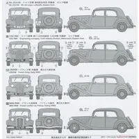 1/48 SCALE FOCKE-WULF Fw190 D-9 JV44 & CITROEN TRACTION 11CV STAFF CAR SET Model Kit