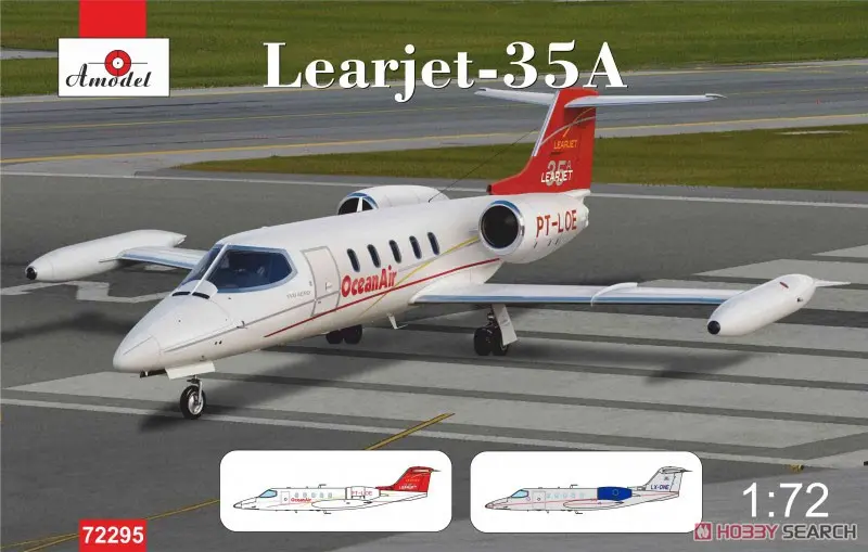 1/72 Scale Model Kit - Airliner / Learjet 35