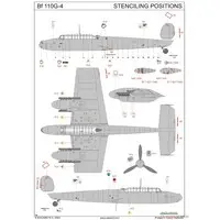 Weekend edition - 1/48 Scale Model Kit - Fighter aircraft model kits / Messerschmitt Bf 110