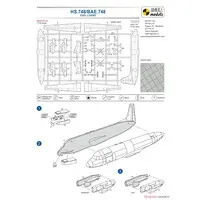 1/144 Scale Model Kit - Airliner / Hawker Siddeley HS 748