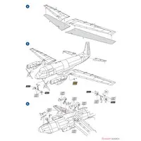1/144 Scale Model Kit - Airliner / Hawker Siddeley HS 748