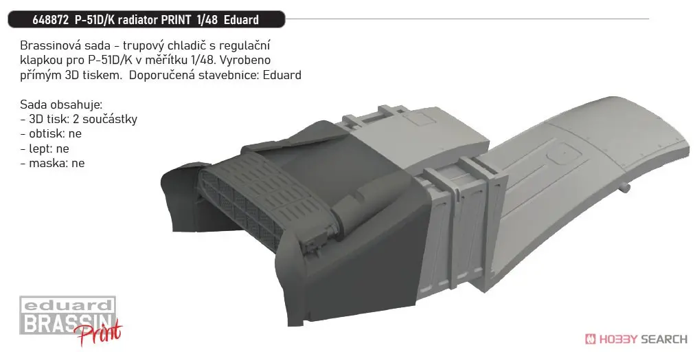 1/48 Scale Model Kit - Detail-Up Parts / North American P-51 Mustang