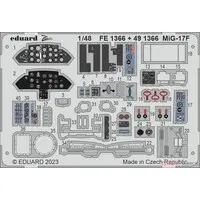 1/48 Scale Model Kit - Etching parts / Mikoyan-Gurevich MiG-17