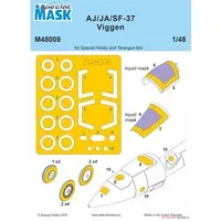 1/48 Scale Model Kit - Detail-Up Parts / Saab 37 Viggen