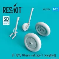 1/72 Scale Model Kit - Detail-Up Parts / Messerschmitt Bf 109