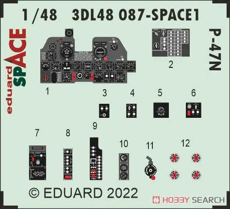 1/48 Scale Model Kit - Fighter aircraft model kits / P-47 Thunderbolt