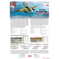 1/48 Scale Model Kit - Torpedo bomber / Bristol Beaufort