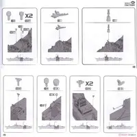 1/350 Scale Model Kit - Missile cruiser / Type 055 destroyer