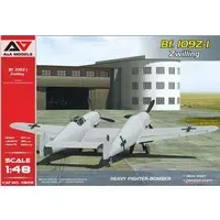 1/48 Scale Model Kit - Fighter aircraft model kits / North American F-82 Twin Mustang & Messerschmitt Bf 109