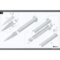 1/35 Scale Model Kit - Missile