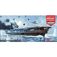 1/700 Scale Model Kit - Aircraft carrier / USS Yorktown