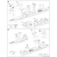 1/700 Scale Model Kit - Warship plastic model kit / Japanese destroyer Akizuki & Japanese destroyer Teruzuki