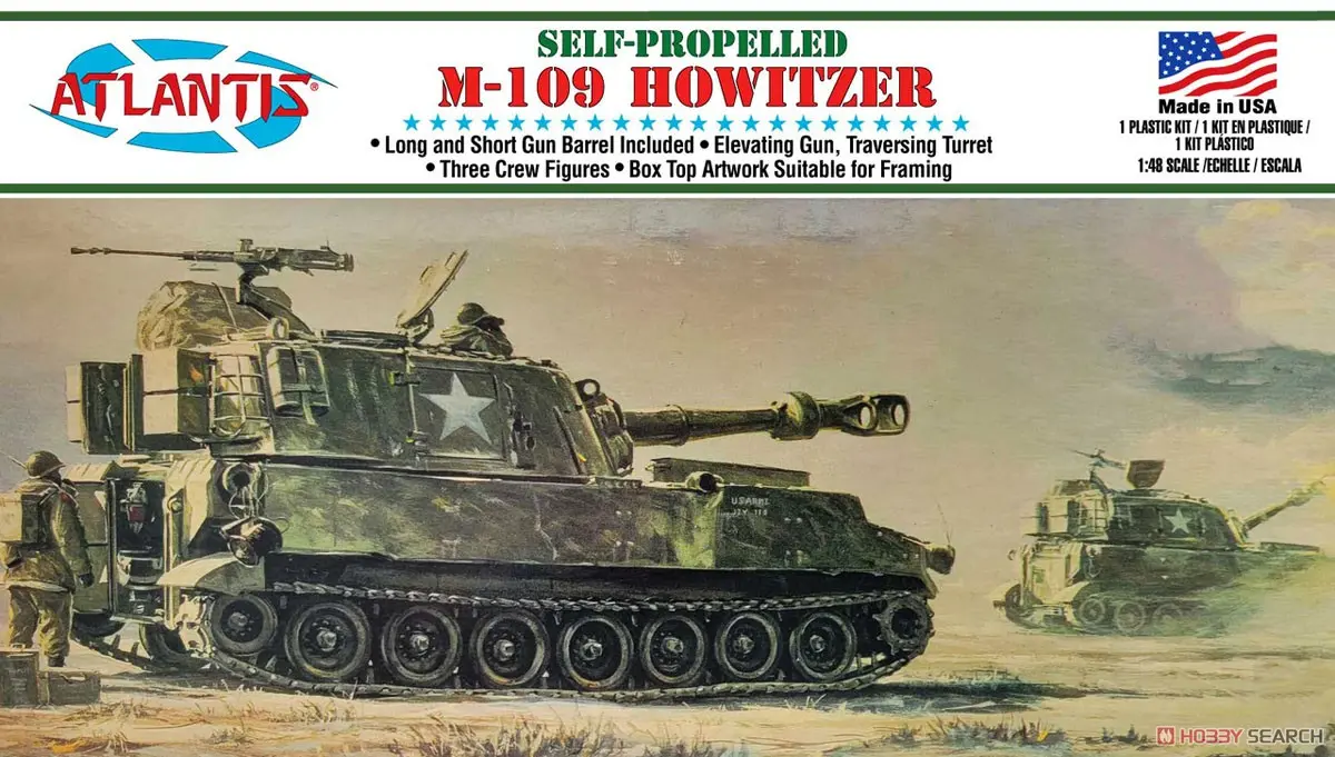 1/48 Scale Model Kit - Self-propelled artillery