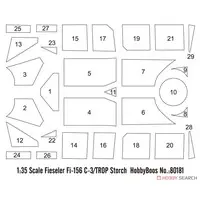1/35 Scale Model Kit - Aircraft / Fieseler Fi 156 Storch