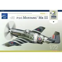 1/72 Scale Model Kit - Fighter aircraft model kits / North American P-51 Mustang
