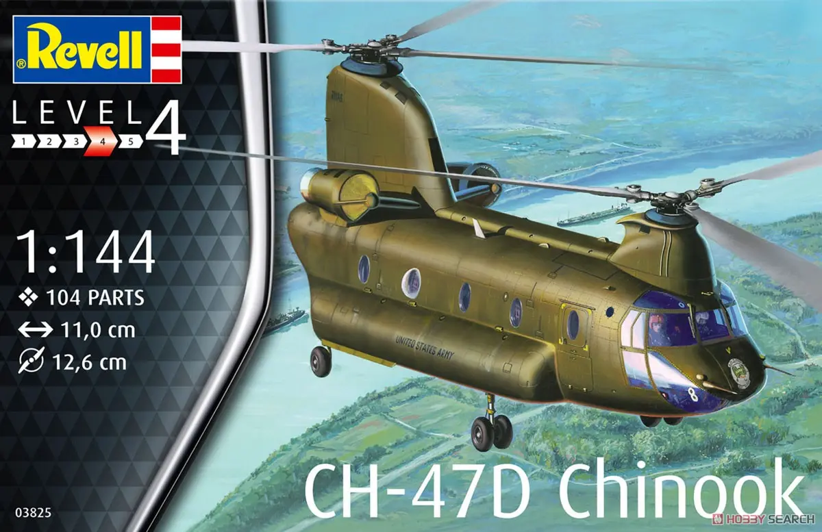 1/144 Scale Model Kit - Helicopter / CH-47