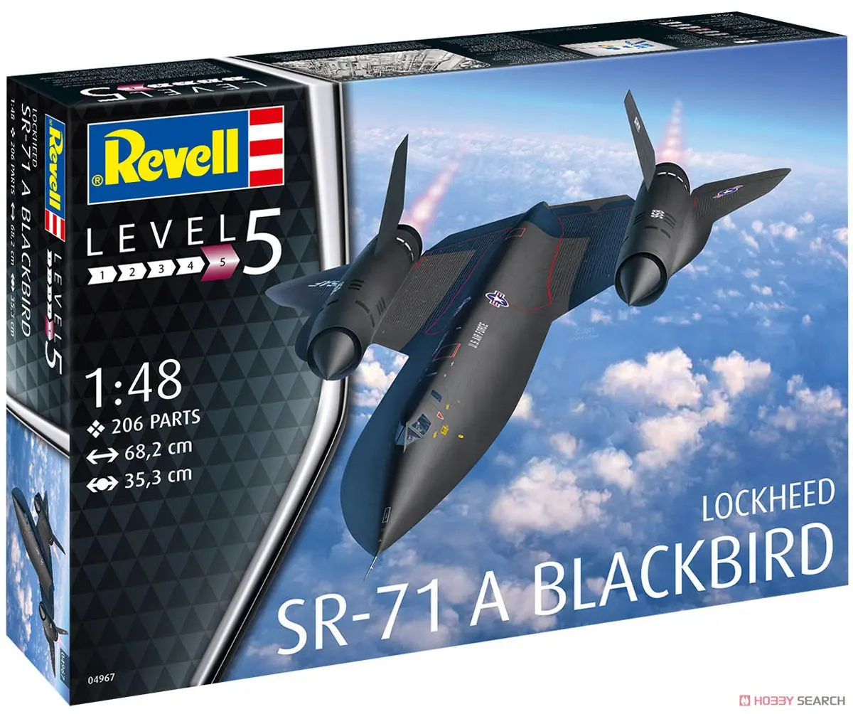 1/48 Scale Model Kit - Reconnaissance aircraft / SR-71 Blackbird