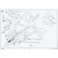 1/48 Scale Model Kit - Fighter aircraft model kits / YF-23