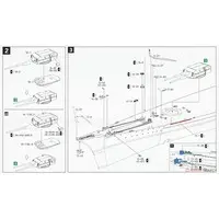 1/700 Scale Model Kit - Battlecruiser Model kits / German cruiser Prinz Eugen & German battleship Bismarck
