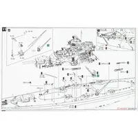 1/700 Scale Model Kit - Battlecruiser Model kits / German cruiser Prinz Eugen & German battleship Bismarck