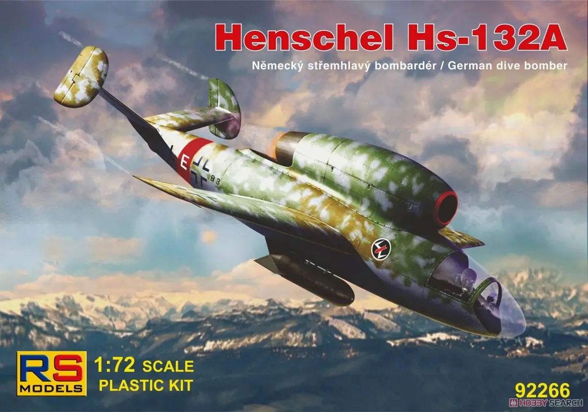1/72 Scale Model Kit - Bomber / Henschel Hs 132