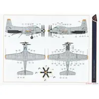 1/48 Scale Model Kit - 1/72 Scale Model Kit - Fighter aircraft model kits / Douglas A2D Skyshark