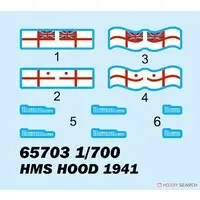 1/700 Scale Model Kit - Battlecruiser Model kits / HMS Hood