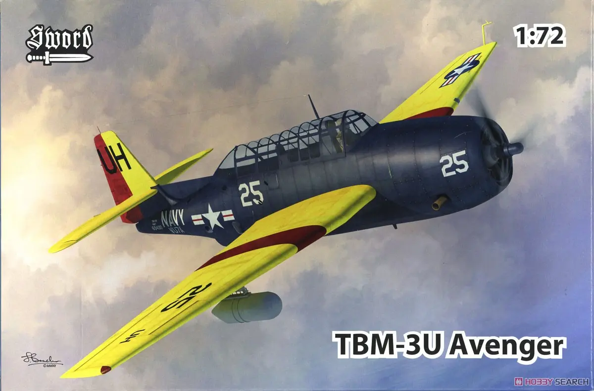 1/72 Scale Model Kit - Torpedo bomber / TBM-3 Avenger