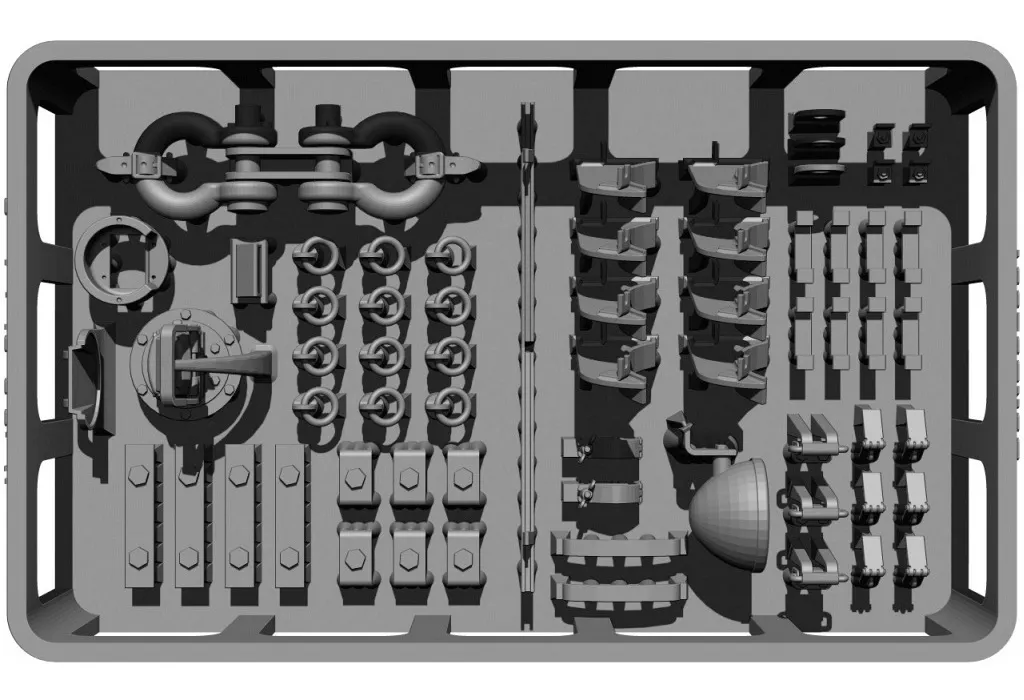 1/35 Scale Model Kit - Grade Up Parts