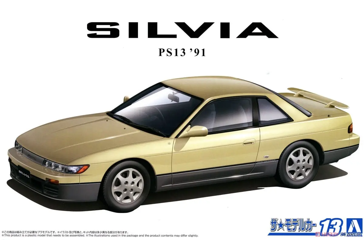 1/24 NISSAN PS13 SILVIA K's Dia-Package'91 Model Kit