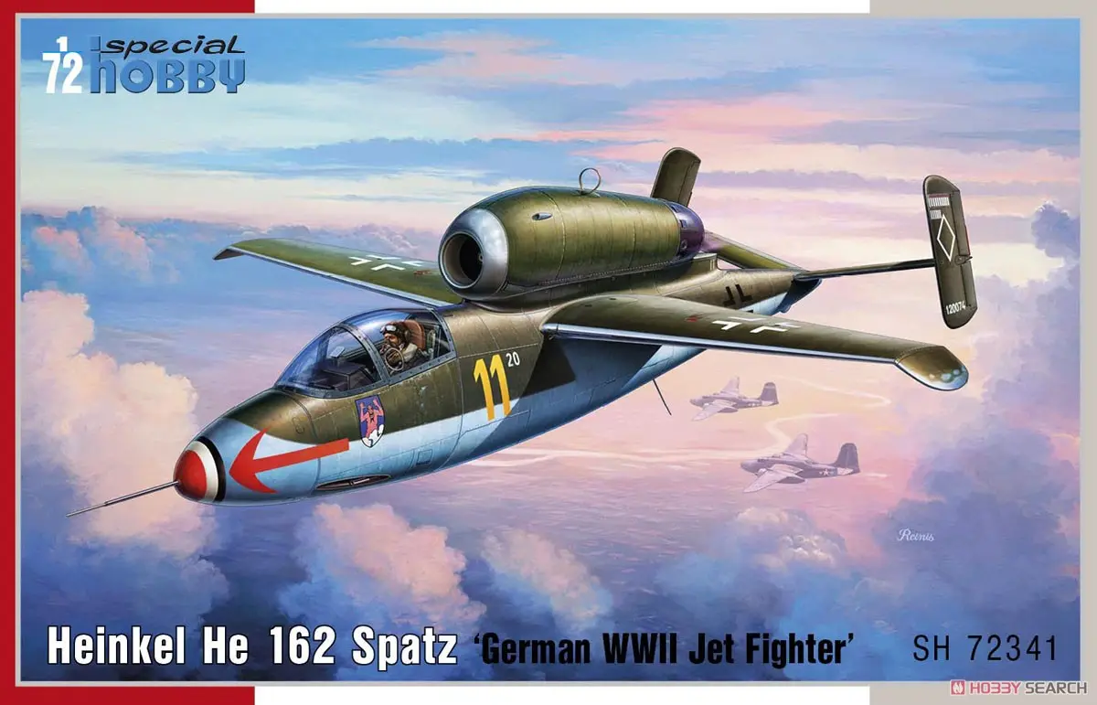 1/72 Scale Model Kit - Fighter aircraft model kits / Heinkel