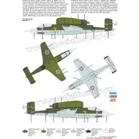 1/72 Scale Model Kit - Fighter aircraft model kits / Heinkel