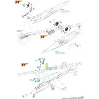 1/72 Scale Model Kit - Fighter aircraft model kits / Heinkel