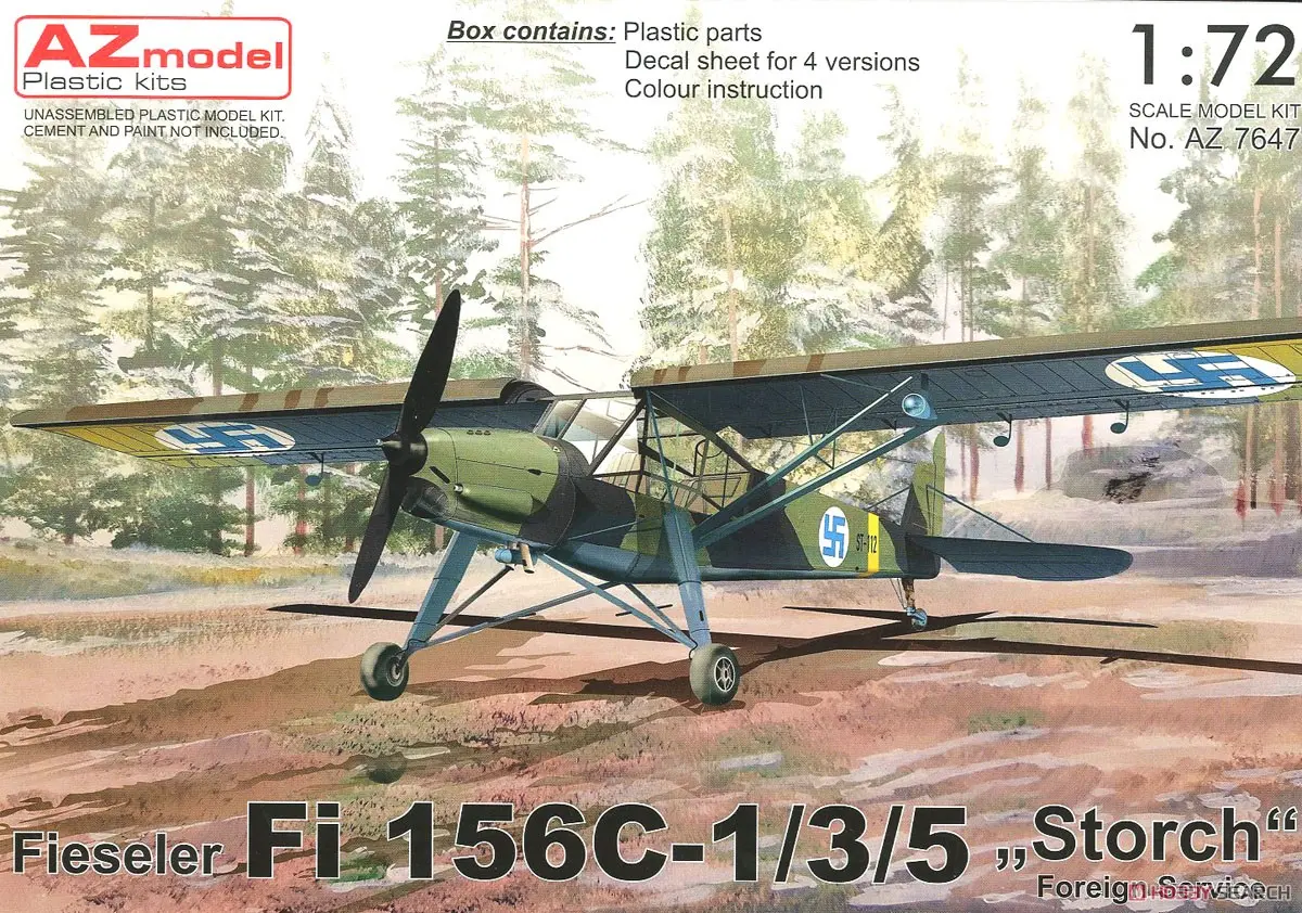 1/72 Scale Model Kit - Aircraft / Fieseler Fi 156 Storch
