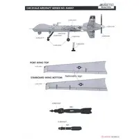 1/48 Scale Model Kit - Unmanned combat aerial vehicle (UCAV) / General Atomics MQ-9 Reaper