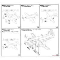 1/700 Scale Model Kit - Bomber / P-47 Thunderbolt & Boeing B-29 Superfortress