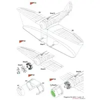 1/48 Scale Model Kit - Aircraft / Reggiane Re.2000 Falco I