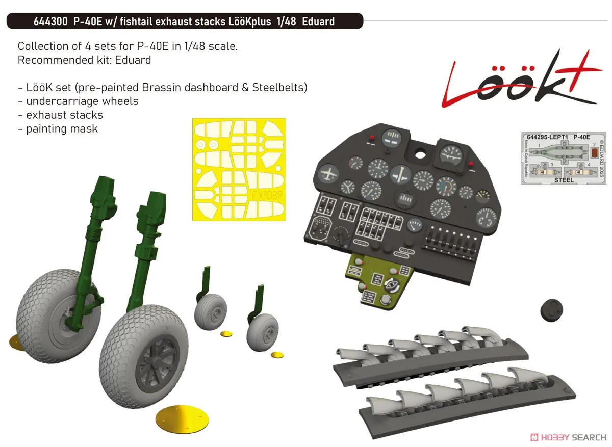 1/48 Scale Model Kit - Grade Up Parts / Curtiss P-40 Warhawk