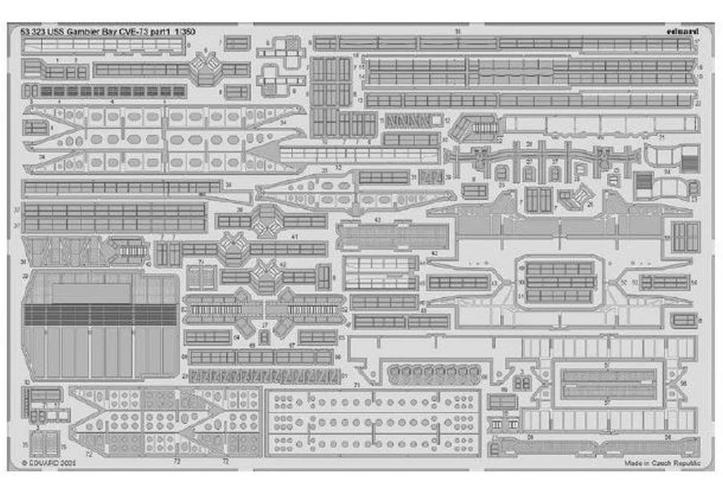 1/350 Scale Model Kit - Etching parts