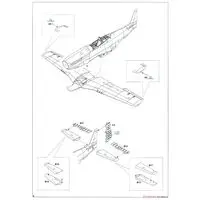 1/48 Scale Model Kit - Fighter aircraft model kits / North American P-51 Mustang