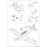 1/48 Scale Model Kit - Fighter aircraft model kits / North American P-51 Mustang